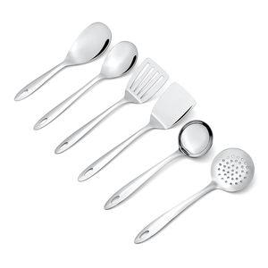 Juego de Utensilios de Cocina Clásicos de Latón Pulido para Cocinar y Servir con Cucharón y Espumadera Karchhi - Product Image 3