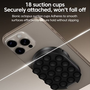 Soporte Magnético 3 en 1 para Teléfono con Ventosa, Rotación de 360 Grados, Ajuste Maglock, para Auto, Oficina, Gimnasio y Viajes - Product Image 3