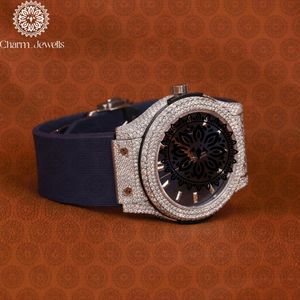 Charm_Jewells Luxury Stainless Steel Tonneau <b>Watch</b> 42mm Analog Quartz Sapphire Crystal Luminous Unisex Fashion - Product Image 2
