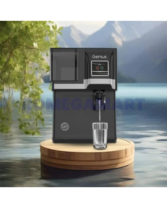 Système d'osmose inverse Genius Black Grey, capacité de stockage 12L, technologie RO UV UF COPPER ZINC ALKALINE, système d'eau multi-étapes - Product Image 1