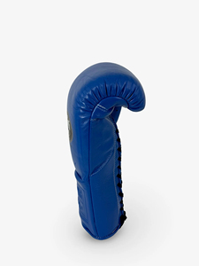 No Boxing No Life Guantes de Boxeo Profesionales de MMA Estilo Mexicano con Cordones Azules, Dedos Completos, Unisex, Cuero PU, Ligeros, Transpirables, Antideslizantes - Product Image 5