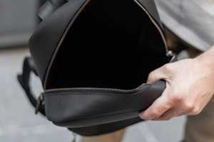 Custom Genuine <b>Leather</b> <b>Backpack</b> Luxury Mens <b>Laptop</b> Rucksack Waterproof Travel <b>Leather</b> Bag Casual School Bag LBK-0125 - Product Image 3