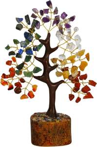 Décoration d'arbre en cristal et bois en gros |   Bois naturel et pierres de cristal |   Travail artisanal de qualité |   Prix d'usine - Product Image 2