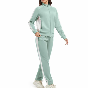 Chándal Extra Grande Personalizado para Mujer, Lavado Ácido, 100% Algodón, Chándal Holgado para Mujer, Transpirable, Lavado Ácido - Product Image 2