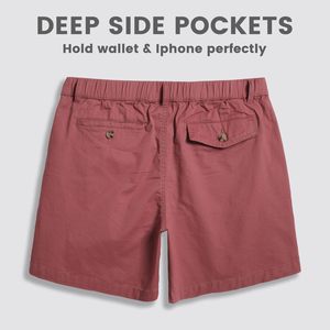 Pantalones Cortos Deportivos para Hombre, Diseño Minimalista con Acabado Premium, Transpirables, de Lona, con Frente Sólido, Máxima Comodidad, para Uso Diario Informal - Product Image 2