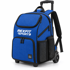 Sac de sport personnalisable pour matériel de bowling avec sangle réglable, support pour balles et intérieur spacieux pour l'équipement d'équipe - Product Image 1