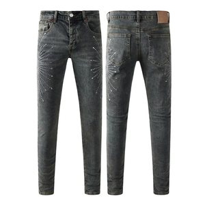 กางเกงยีนส์ผู้ชาย DENIMGUYS รุ่น Luxury Medium Wash ทรงตรง ผ้าถัก ทรงเข้ารูป ผ้าฝ้าย ระบายอากาศ แห้งเร็ว - Product Image 1
