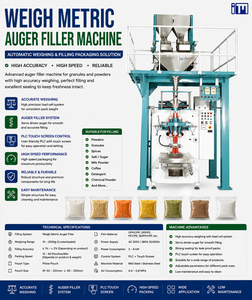 Machine de remplissage métrique à vis sans fin, équipement d'emballage automatique pour le remplissage de poudres et granulés - Product Image 1