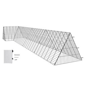 Túneles portátiles para pollos de 157.5 x 39.4 x 24.2 pulgadas para jardín, jaulas prácticas para aves de corral en esquinas - Product Image 3