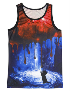 Camiseta Deportiva sin Mangas para Hombre, Sublimada, Diseñada para Entrenamiento y Rendimiento en Fisicoculturismo - Product Image 2