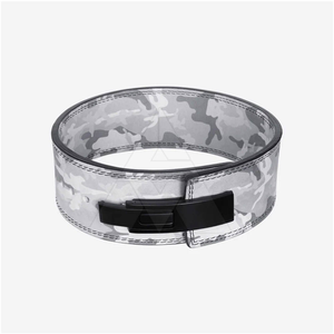 Cinturón de Levantamiento de Pesas Profesional, de Cuero Resistente, Ajustable, con Sistema de Palanca de Acero para Entrenamiento - Product Image 3