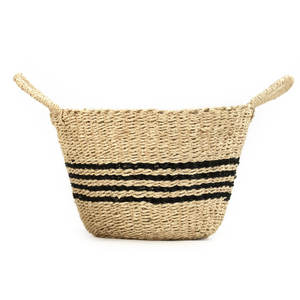 ตะกร้าหญ้าทะเลสานด้วยมือสำหรับการจัดระเบียบและการจัดเก็บในบ้าน - Product Image 2