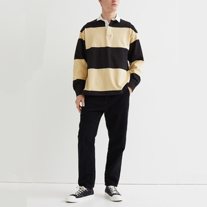 Men's Long-sleeved Polo <b>Shirts</b> Polo <b>Collar</b> <b>T</b> <b>Shirt</b> Design for Formal Wear Long Sleeve Polo <b>Shirts</b> 2026 Wholesale - Product Image 3