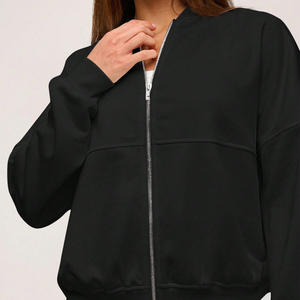 Chaqueta Bomber Juvenil para Mujer, Personalizable con Cierre, Bordado y Camuflaje para Programas de Marca con Logotipo - Product Image 2