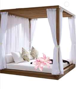 Pérgola de madera, gazebo con techo de madera, muebles de exterior de alto rendimiento, fácil montaje - Product Image 4