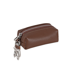 Attractive Quality Versatile Sales Portable <b>Wallet</b> Keychain Pendant PU Leather Zipper <b>Metal</b> Clasp Bag Mini Luxury Coin Purse - Product Image 6