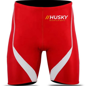 Pantalones Cortos de Compresión Unisex HUSKY SPORTSWEAR de Nailon y Spandex, Cintura Alta Elástica, Bolsillo Oculto, Logotipo Personalizado, Secado Rápido - Product Image 5