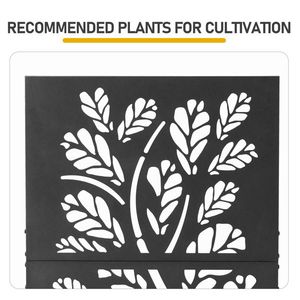 Jardinière en métal de 43 pouces de hauteur avec treillis pour plantes grimpantes et légumes, pots et jardinières à fleurs - Product Image 3
