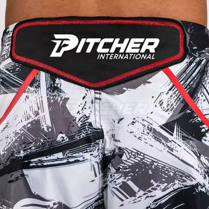 Shorts MMA confortables en tissu extensible pour les combattants, les entraînements de grappling et les séances de arts martiaux mixtes - Product Image 6