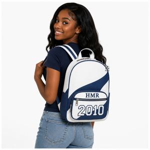 Sorority & Fraternity Greek Apparel Heritage Masonic Regalia Masonic Wear Backpack White Blue Heat Transfer Printed Unisex Bags - Product Image 5