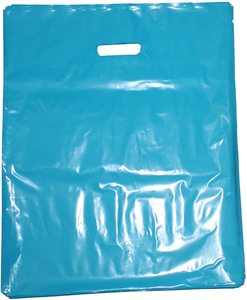 Vente en gros de sacs à poignée en plastique découpés à l'emporte-pièce-Sacs-cadeaux de shopping en plastique PEBD réutilisables et durables de haute qualité - Product Image 3