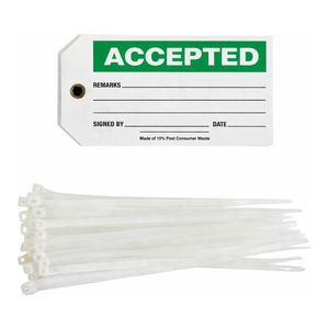 Etiquetas de Aprobación para Equipos Brady, 3 x 5.75 Pulgadas, Flexibles para Controles de Calidad - Product Image 1