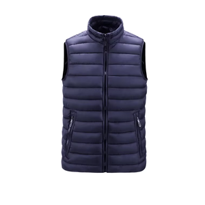 Gilet matelassé d'hiver imperméable tricoté de haute qualité, à capuche, sans manches, pour homme - Product Image 6