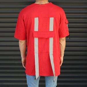 Camiseta de algodón transpirable ecológica de manga corta de talla grande para hombre de último estilo de moda con logotipo personalizado para verano - Product Image 3