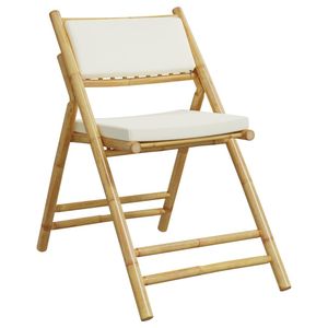 Ensemble de 4 chaises de bistrot blanc crème pour mobilier de patio pour espaces extérieurs - Product Image 3
