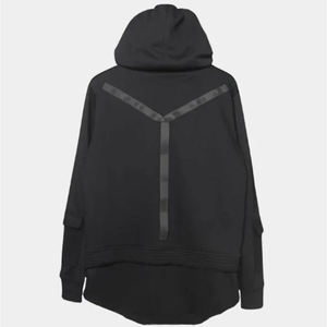 Sweat-shirt Techwear pour homme, noir, streetwear, poche cargo tactique, style urbain, ninja, cyberpunk, hip hop, Harajuku, coupe ample - Product Image 2