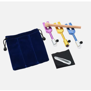 Juego de 8 Diapasones de Colores para Terapia de Sonido, Yoga, Meditación y Sanación Sonora - Product Image 1