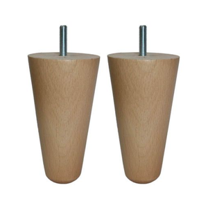 Patas de Sofá Industriales de Madera de Caucho de Fábrica Vietnamita, Patas Resistentes para Muebles de Sofá, Cama y Gabinete, Suministro OEM - Product Image 3