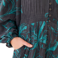 Vestido largo con cuello en V para mujer, ropa informal de moda