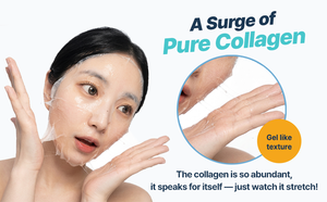 Mascarilla Facial Coreana de Colágeno y Miel, Antienvejecimiento, Equilibra los Poros y el Sebo, Calmante, Suavizante e Iluminadora - Product Image 3