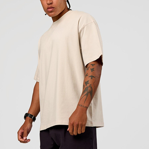 High Quality Activewear Custom Men's Clothes Men Round Neck Plain T-Shirt for Men 2026 New Styles - Product Image 4