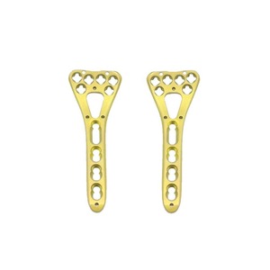 Plaque de fixation distale de fémur en acier inoxydable orthopédique pour implant chirurgical vétérinaire pour la fixation des fractures osseuses chez le chien et le chat - Product Image 4