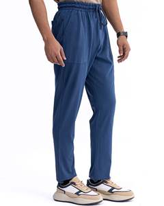 Wholesale High Quality <b>Slim</b> Fit Stylish Casual Men's Lightweight <b>Jogger</b> Pants Eco-Friendly Breathable Elastic Waist Side Pockets - Product Image 5