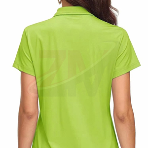 Camiseta Polo de Algodón Piqué 100% Personalizada al por Mayor para Mujer, Manga Corta, Marca Privada, Calidad de Exportación, Ropa de Fábrica - Product Image 5