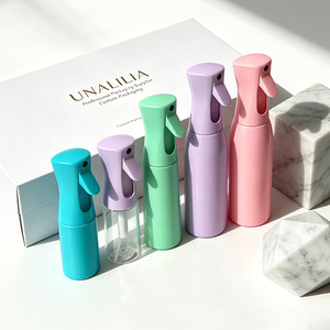 Bouteilles pulvérisatrices à pompe rechargeables Unalilia PET à brume fine continue, sérigraphiées, cylindriques en plastique WG-415 200ml/300ml/500ml - Product Image 6