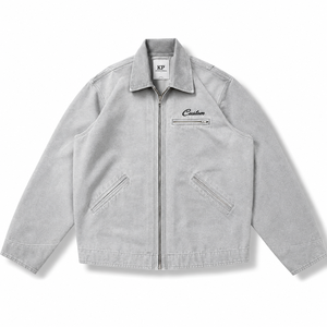 Custom Unisex Winter <b>Canvas</b> <b>Work</b> <b>Jacket</b> Heavyweight Cotton Duck Waterproof & Windproof Detroit Style OEM Manufacturer Wholesale - Product Image 1