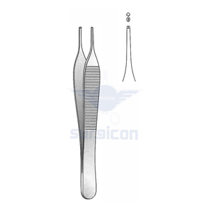 Pinzas de Disección Adson de 12 cm / 4-3/4 Pulgadas con Dientes 1:2, Pinzas Quirúrgicas de Acero Inoxidable para Disección de Tejidos, Cirugía General - Product Image 1