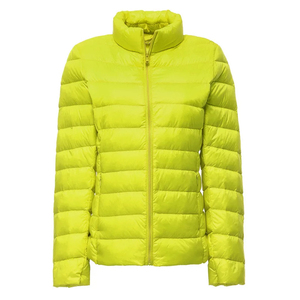 Veste pour femme OEM personnalisée, logo personnalisé, veste chaude chauffante pour l'extérieur, manteau matelassé en duvet tendance pour femme - Product Image 1