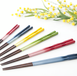 Modern Wooden <b>Chopsticks</b> Cute Design Round Smooth <b>Reusable</b> for Party & Wedding Travel - Product Image 1
