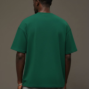 2026 New Arrived Men's T-Shirts Hot Selling 100% Cotton Solid Streetwear Custom Screen Printed Logo Eco-Friendly Loose Fit <b>Hip</b> - Product Image 6