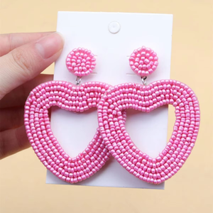 Pendientes de Moda Personalizados para Fiesta de Halloween con Cuentas Bordadas y Perlas, Colores y Tamaños Personalizados, Accesorios Únicos para Mujer - Product Image 1