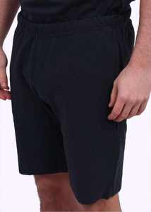 Pantalones Cortos de Felpa Gruesa 100% Algodón para Hombre, Color Sólido, Diseño Lavado, Cintura Elástica, Estilo Medio, Logotipo Personalizado, Estilo Casual para Gimnasio - Product Image 4