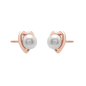 Nuevos Pendientes de Perlas Redondas de Agua Dulce en Forma de Corazón, Plata de Ley 925, Diseño Clásico, Joyería Fina para Mujer - Product Image 5