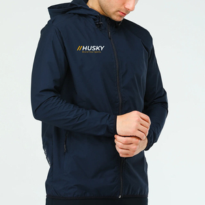 Spring Men Women Lightweight Windproof Stand Collar Woven Quick Dry Sport Running Outdoor Hiking Zip Unisex Windbreaker <b>Jacket</b> - Product Image 3
