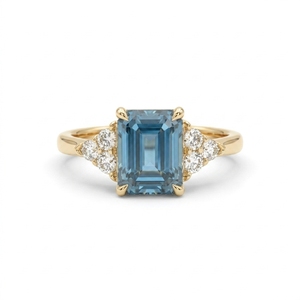 Fine 14KT Gold Diamond Wedding Band <b>Ring</b> IGI Certified Minimalist Engagement Style Bright Finish Jewelry Gift for Daily Party - Product Image 1