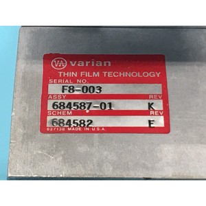 เซ็นเซอร์ Varian 684587-01 รุ่น Schem 684582, 169442 - อุปกรณ์และอะไหล่เซมิคอนดักเตอร์ระดับโลกที่เชื่อถือได้ - Product Image 3